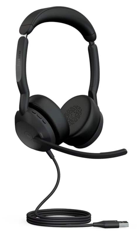 Casque audio Jabra Evolve2 Filaire et sans fil Stéréo Sur tête USB Noir ANC