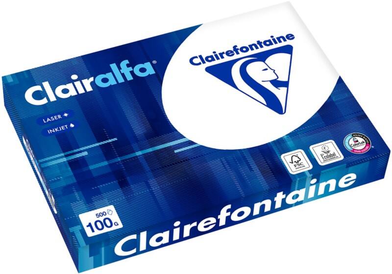Papier imprimante Clairalfa A3 Clairefontaine Blanc 100 g/m² 500 Feuilles