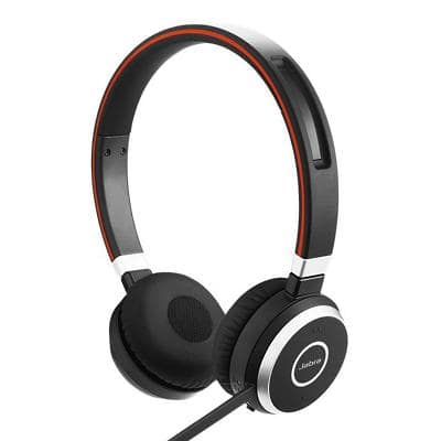 Jabra Evolve 65 6599-833-499 Bedraad / Draadloos Stereo Headset Hoofd Active Noise Cancelling USB-C Microfoon Zwart
