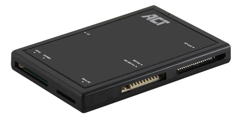 Lecteur de carte ACT AC6370 Micro SD, SD, SDHC, SDXC Noir