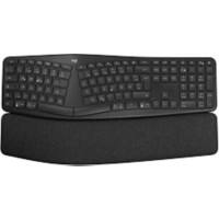 Clavier sans fil Logitech Ergo QWERTZ (DE) Avec Bluetooth Graphite K860