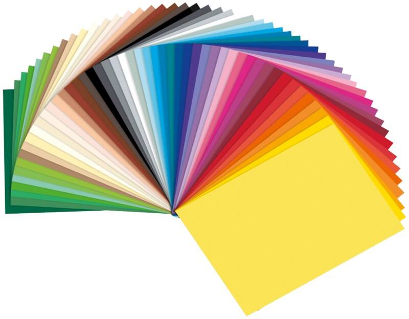 Papier de création Folia Assortiment 130 g/m² 50 Feuilles
