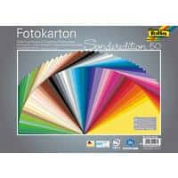 Papier couleur Folia Assortiment Carton photo A3 300 g/m² 6125/50 99 50 feuilles