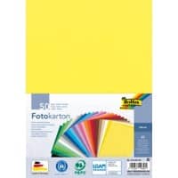 Papier couleur Folia A4 Assortiment 300 g/m² 50 Feuilles