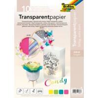 Folia Candy A4 Overtrekpapier Kleurenassortiment 115 g/m² 10 Vellen