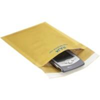 RAJA Luchtkussenenveloppen Bruin Zonder Venster 180 (B) x 260 (H) mm Tabsluiting 75 g/m² Gerecycled 95% 100 Stuks