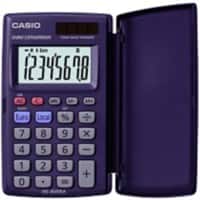 Calculatrice de poche Casio 8 chiffres Bleu marine HS-8VERA