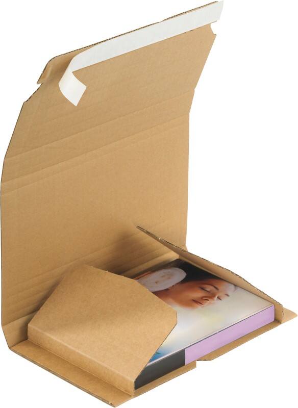 Étui pour livres RAJA Paroi simple Carton 150 (l) x 210 (H) mm Brun
