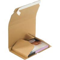 Étui pour livres RAJA Paroi simple Carton 150 (l) x 210 (H) mm Brun