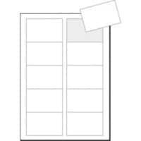 Sigel 3C Visitekaartjes 85 x 55 mm 225 g/m² Helder wit 120 Stuks