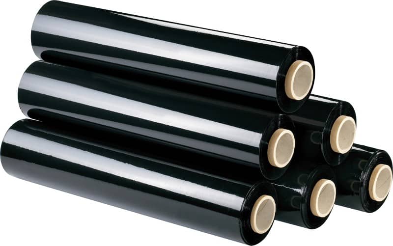 RAJA Rekfolie 500 mm (B) x 300 m (L) 23 micron Zwart