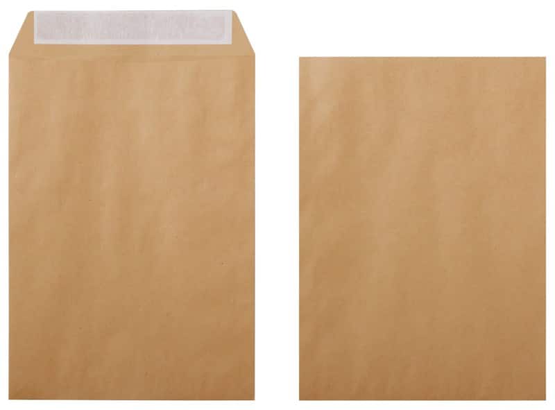 Enveloppes Viking Sans fenêtre B4 Bande adhésive Brun 120 g/m2 353 (l) x 250 (h) mm 250 Unités