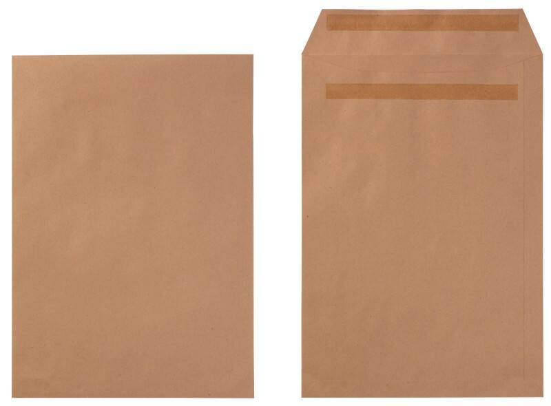 Viking C4 Zelfklevend Envelop Bruin 229 (B) x 324 (H) mm Zonder Venster 100 g/m² 250 Stuks