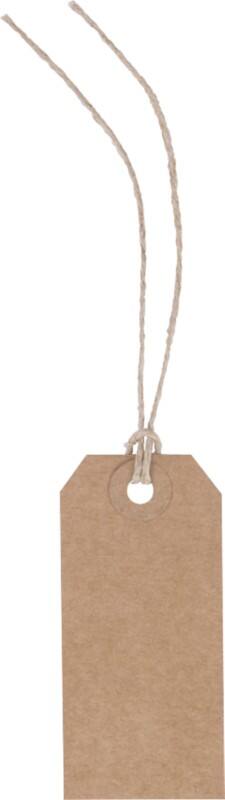 RAJA Étiquettes américaines Carton Brun 3,8 x 8 cm 1000 Unités