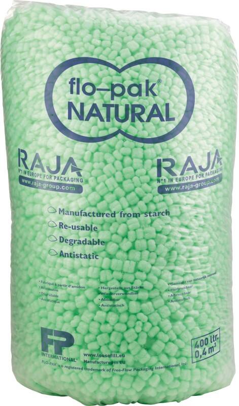 Particules de calage RAJA Amidon de maïs 400 l Vert