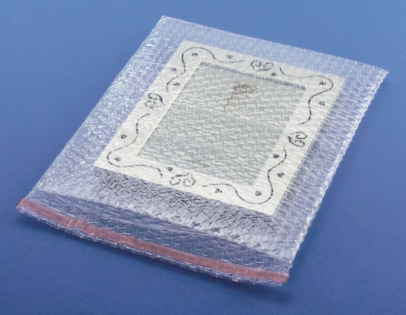 RAJA Luchtkussenenveloppen 250 mm (H) Kleefstrip Transparant 300 Stuks