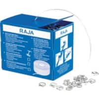 RAJA Omsnoeringsband met dispenser Polyestervezel 1,3 cm (B) x 250 m (L) Wit