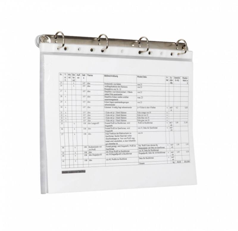 Classeur d'affichage Ultradex Magnetic 30 mm Argenté