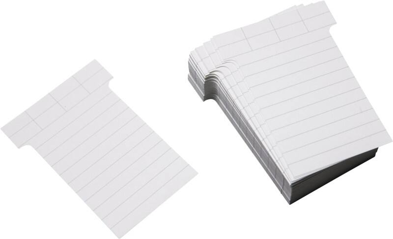 Ultradex T-kaartjes Narrow Wit 6,5 x 8,5 cm 100 stuks