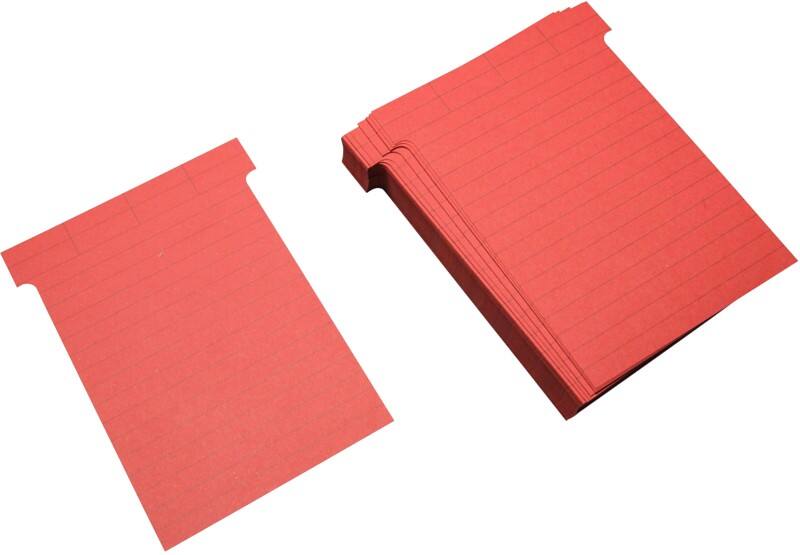 Fiches T Ultradex Narrow Rouge-brun 9,2 x 12 cm 100 unités