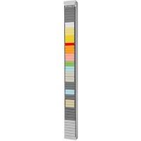 Planning pour fiches T Ultradex 50 slots Argenté 8,4 x 98 cm