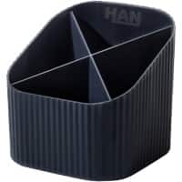 Pot à crayons HAN X-LOOP 17248-13 PP (Polypropylène) Noir 111 mm (l) x 140 mm (p) x 105 mm (h)