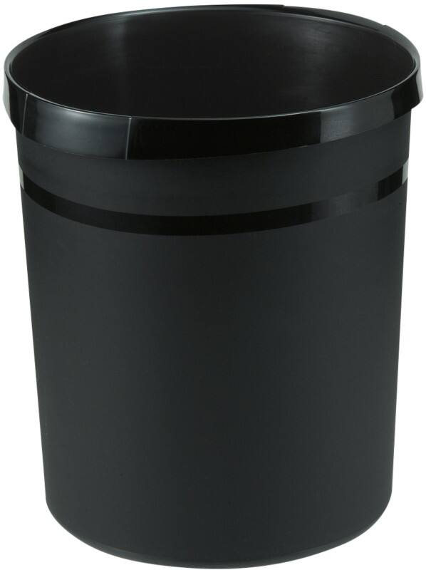 Corbeille à papier HAN GRIP 18198-13 PP (Polypropylène) Noir 312 mm x 312 mm x 345 mm