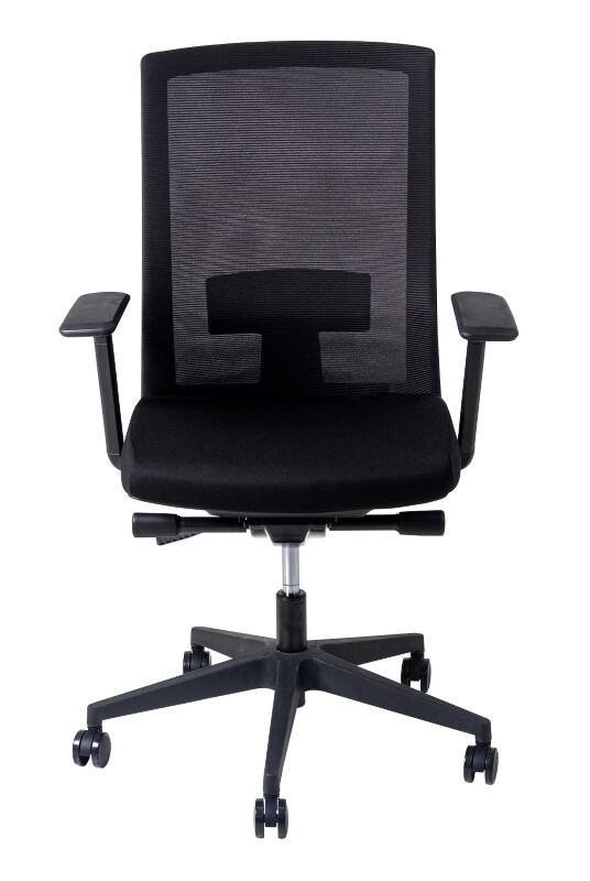 Ceha Bureaustoel CASA CH-202B-110 Stof Zwart