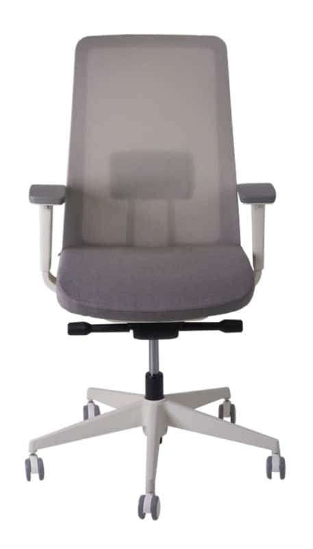 Siège de bureau Ceha RENO K10B (BK) Tissu Blanc