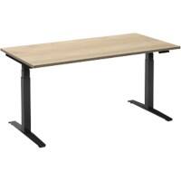 Ceha Hoogteverstelbaar bureau SQ675 Zwart 740 mm x 630 mm - 1300 mm
