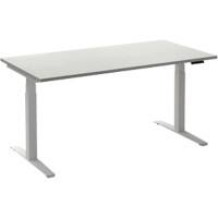 Bureau assis-debout Ceha SQ691 Blanc 740 mm x 630-1 300 mm