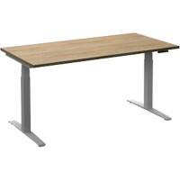 Ceha Zit-sta-bureau SQ704 Zilver 740 mm x 630 mm - 1300 mm