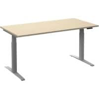 Ceha Zit-sta-bureau SQ741 Zilver 740 mm x 630 mm - 1300 mm