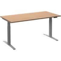 Ceha Zit-sta-bureau SQ742 Zilver 740 mm x 630 mm - 1300 mm