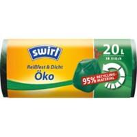 Sac-poubelle Swirl Noir 20 L 18 unités