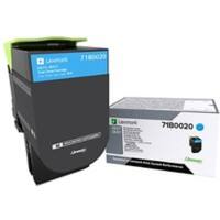 Toner Lexmark D'origine 71B0020 Cyan