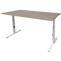 Schaffenburg Linesto Plus Bureau Rechthoekig Eiken T-Voet 1.200 (B) x 800 (D) x 655 (H) mm Melamine