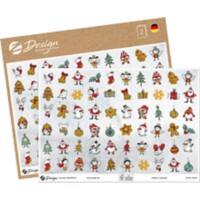 AVERY Zweckform 54614 Kerststickers A5+ 185 mm 120 Stuks