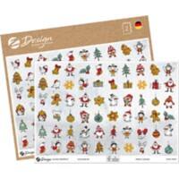 AVERY Zweckform 54614 Kerststickers A5+ 18,5 cm 120 Stuks