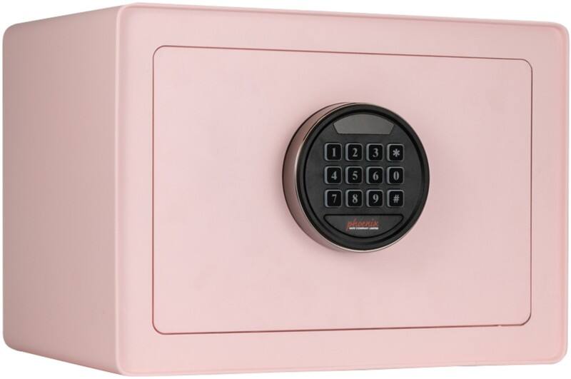 Coffre-fort Phoenix DREAM1P Rose pastel 350 (l) x 250 (p) x 250 (h) mm