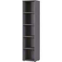 Germania boekenkast 4234-547 grafiet 450 mm (B) X 400 mm (D) X 1970 mm (H)