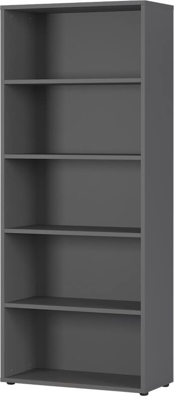 Germania boekenkast 4235-547 grafiet 800 mm (B) X 400 mm (D) X 1970 mm (H)