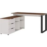 Bureau GERMANIA 4223-573 Brun 1 450 mm (l) X 1 460 mm (p) X 740 mm (h)