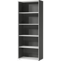 GERMANIA kast 4261-569 GW-Pasadena donkergrijs, wit 75 x 40 x 196 cm