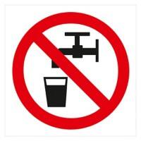 Seco Pictogram Geen drinkwater Kleefstof Kunststof 20 x 20 cm P07SRP-200X200