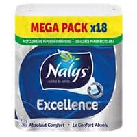 Papier toilette Nalys Comfort 5 Epaisseurs 18 Rouleaux