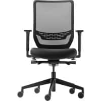 Trendoffice Trend Office Synch draaistoel synchroonmechanisme stof 4D-armleuning verstelbare zithoogte: 420 mm - 530 mm zwart 125 kg SC 9242 NL12