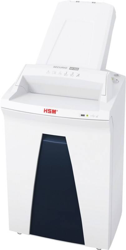 HSM Automatische Papierinvoer SECURIO Automatische papierversnipperaar 7 Vellen Micro snippers Veiligheidsniveau P-6, F-3 35 L AF350