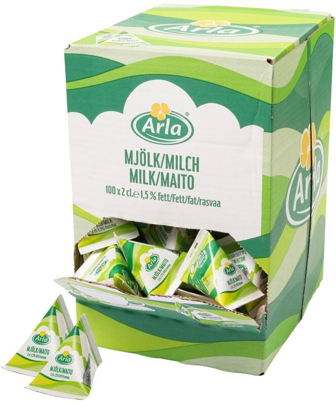 Arla Melk 1,5 Puur UHT 100 Stuks