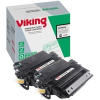 Viking Compatible Tonercartridge CE255XD Zwart Pak van 2 stuks
